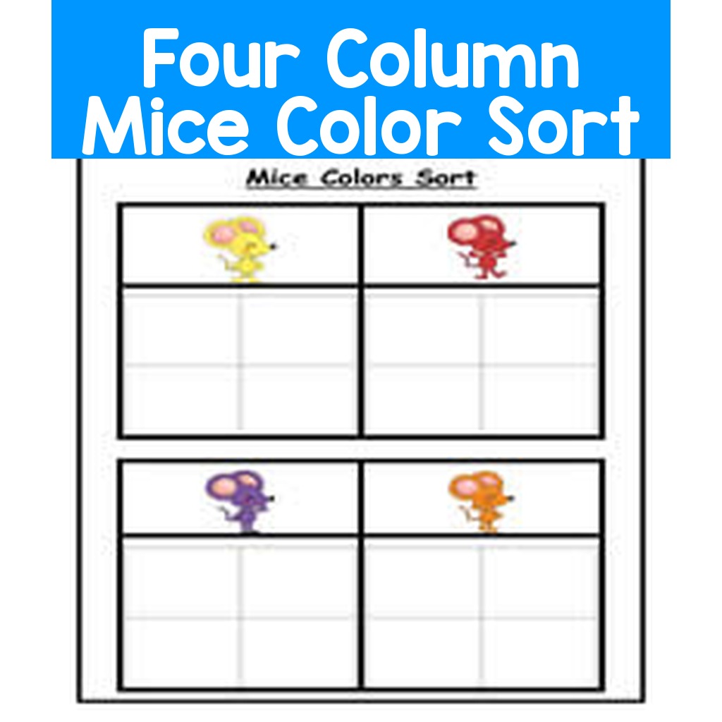 Four Column Mice Color Sort