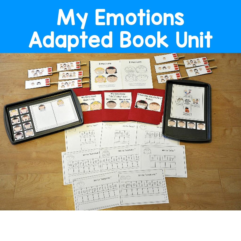 My Emotions New Adapted Book Unit