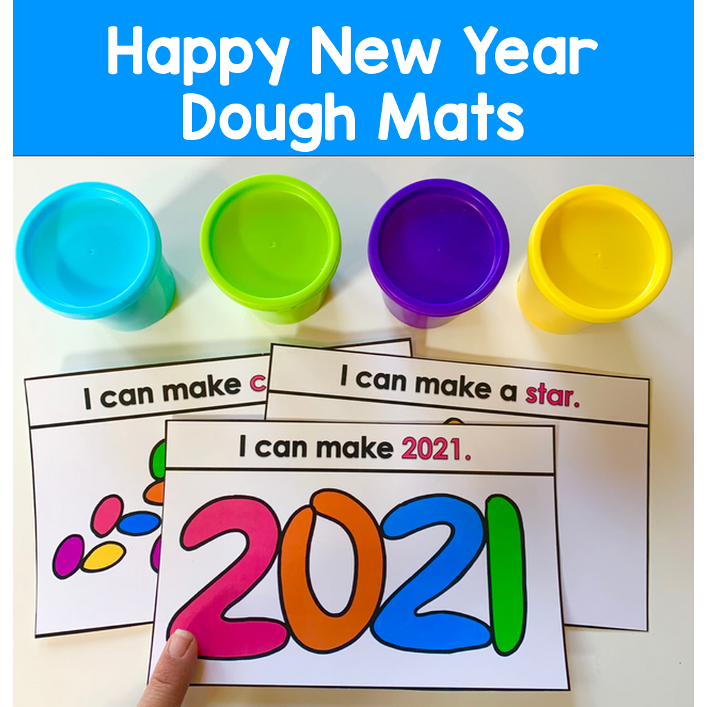 Happy New Year Dough Mats