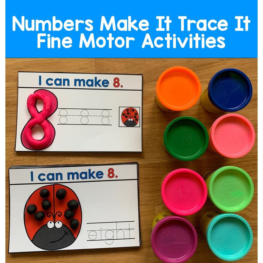 Numbers Make It Trace It Fine Motor Activities
