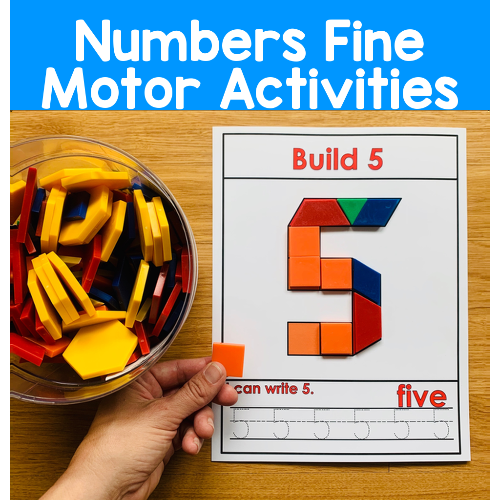 Numbers Fine Motor Activities