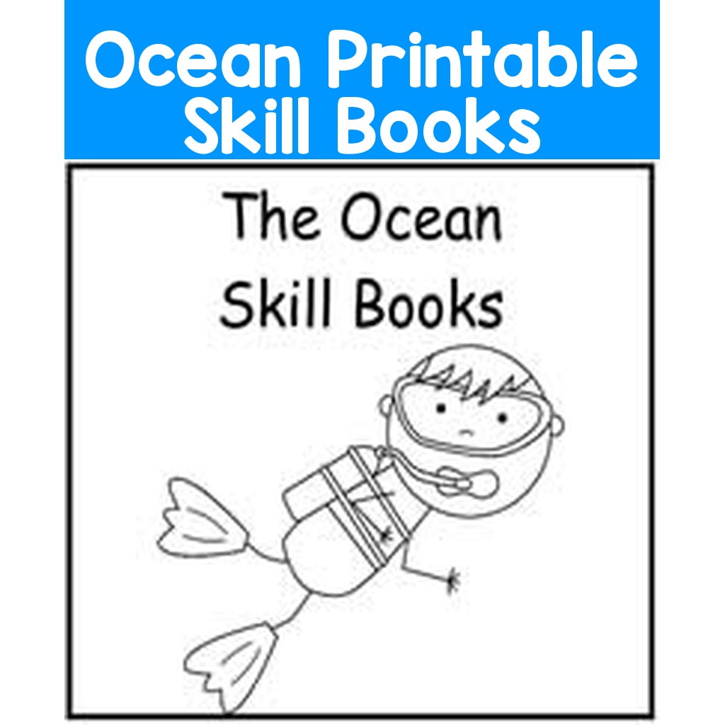 Ocean Printable Skill Books
