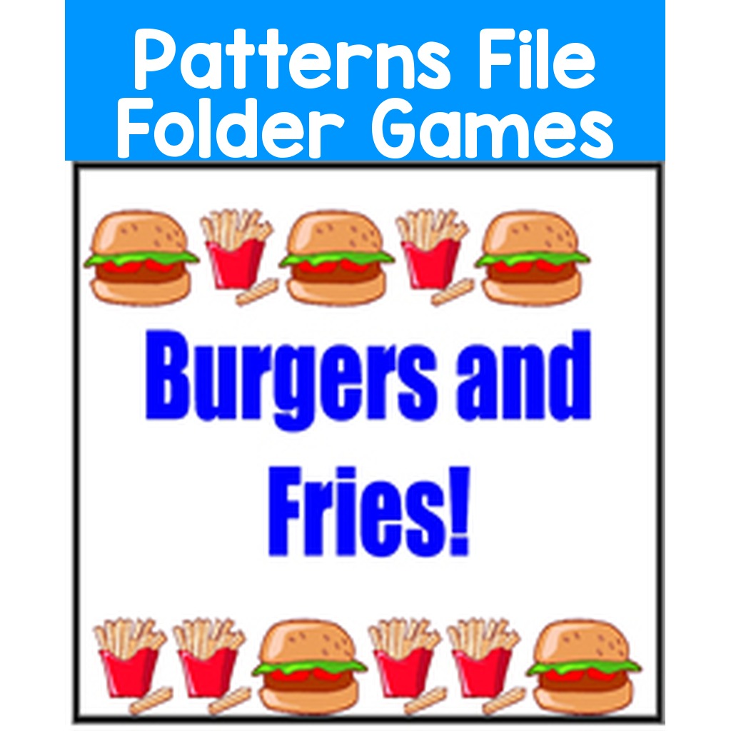 Patterns File Folder Games