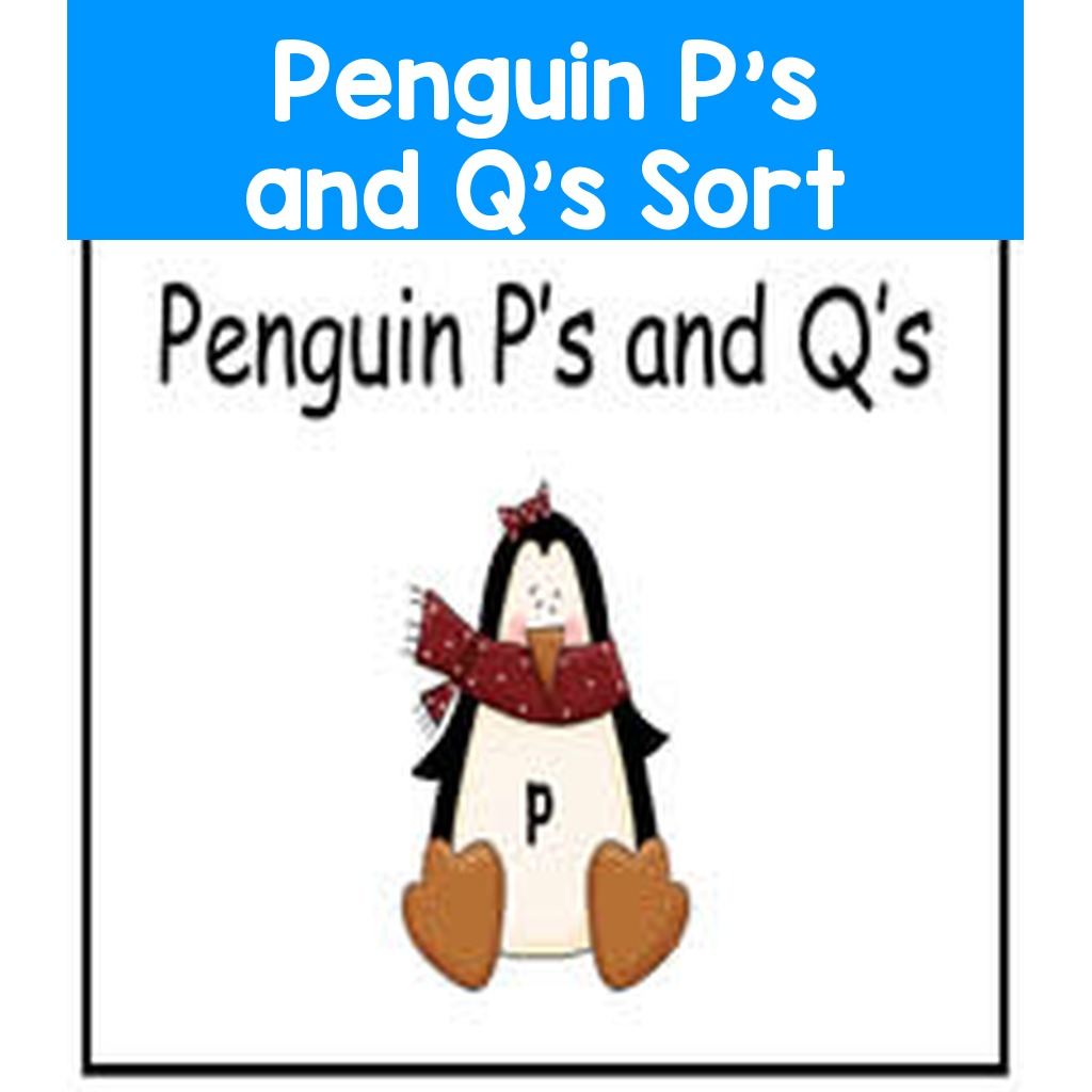 Penguin P's and Q's Sort