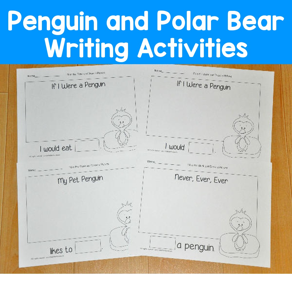 Penguin and Polar Bear Writing Activities