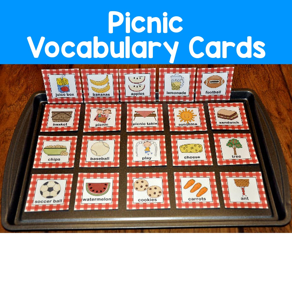 Picnic Vocabulary Cards