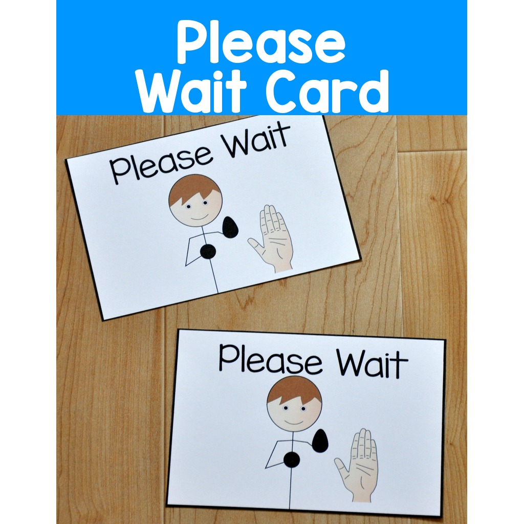 Please Wait Card