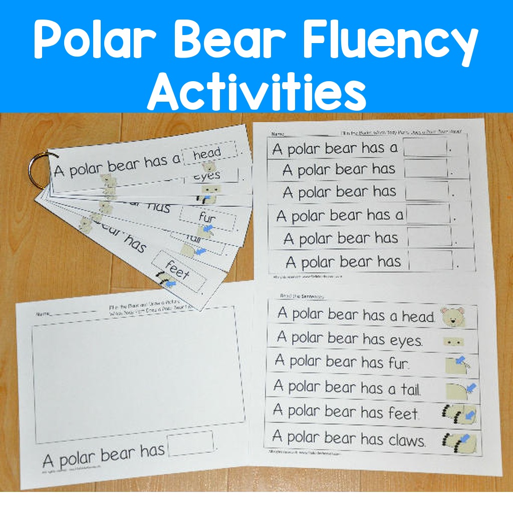 Polar Bear Fluency Activities
