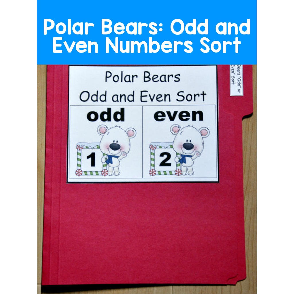 Polar Bears: Odd and Even Numbers Sort