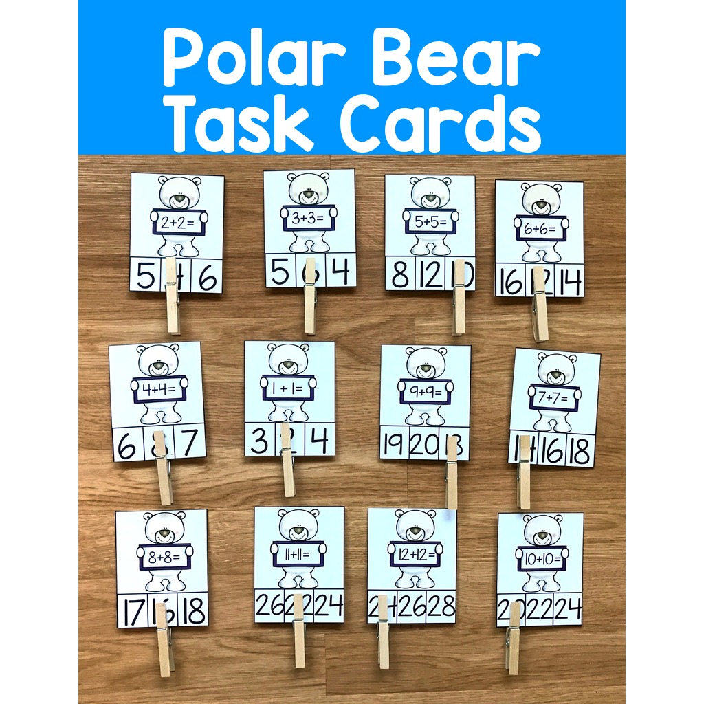 Polar Bear Task Cards