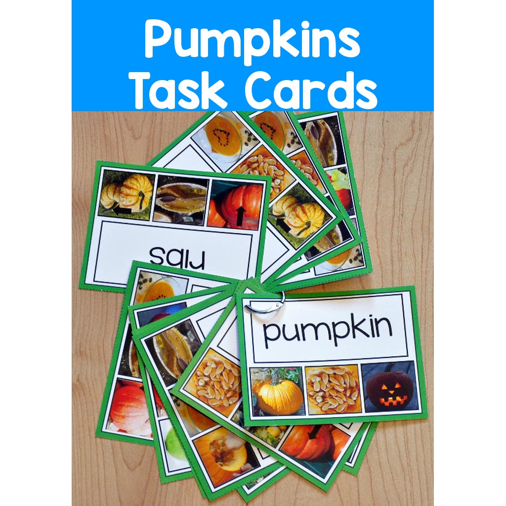 Pumpkins Task Cards