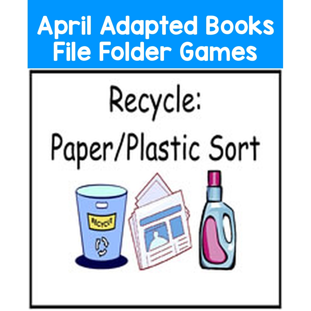 April Adapted Books File Folder Games