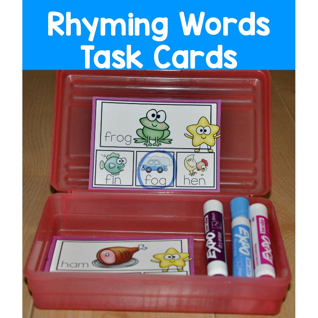 Rhyming Words Task Cards