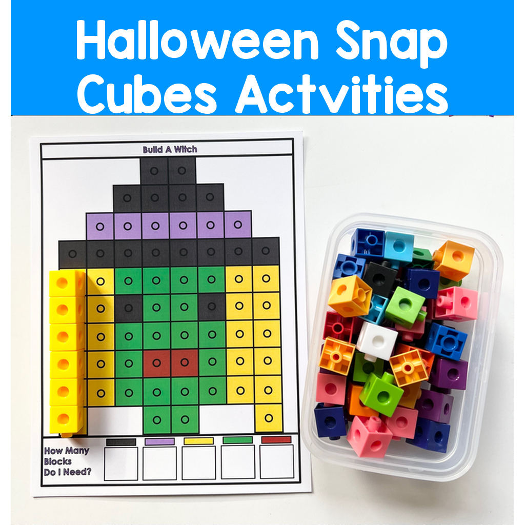Halloween Snap Cubes Actvities