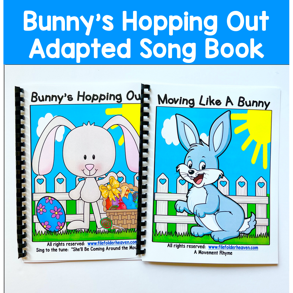 "Bunny's Hopping Out" Adapted Song Book