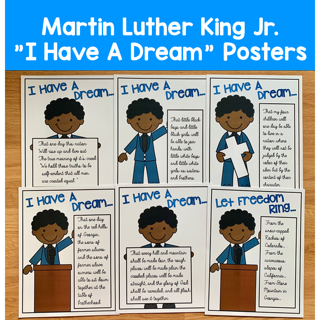 Martin Luther King Jr. "I Have A Dream" Posters