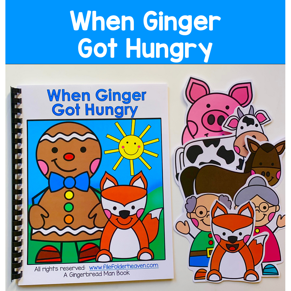 "When Ginger Got Hungry" Adapted Book And Activities