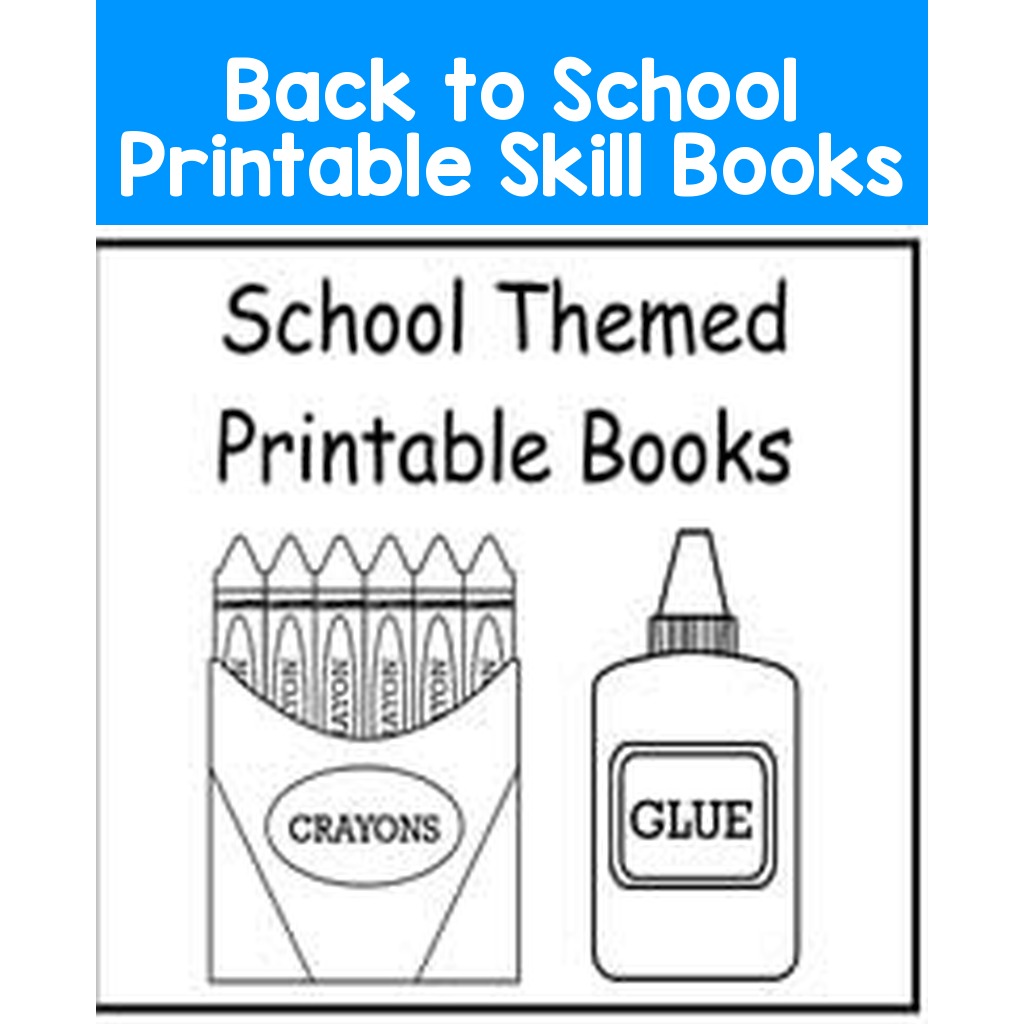 Back to School Printable Skill Books