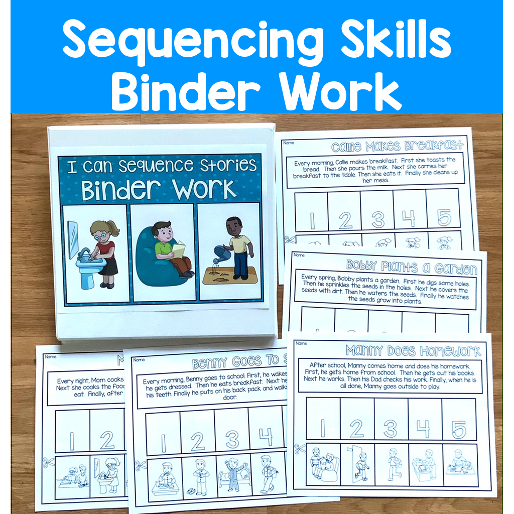 Sequencing Activities:  Interactive Sorting Mats and Worksheets