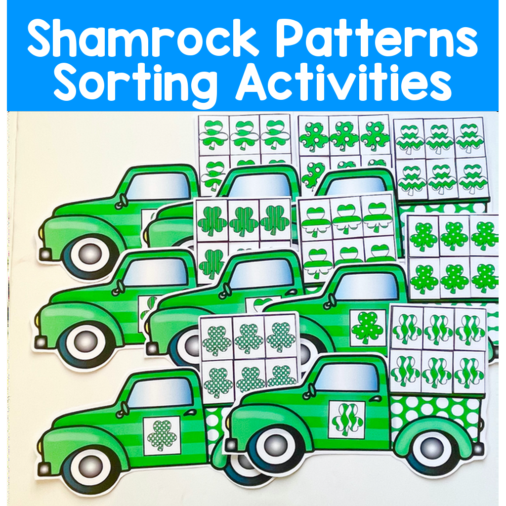 Shamrock Patterns Sorting Activities