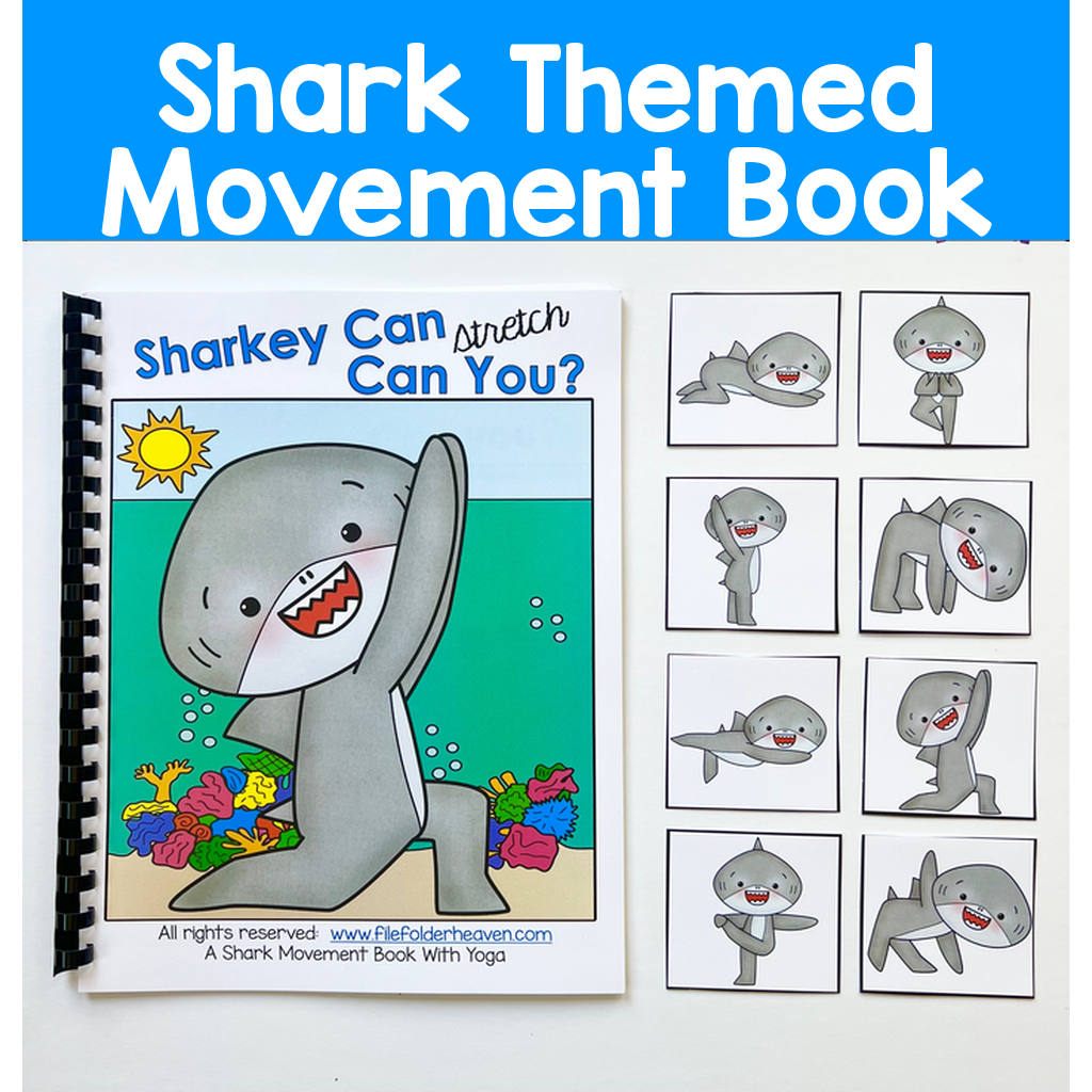 Shark Themed Movement Book