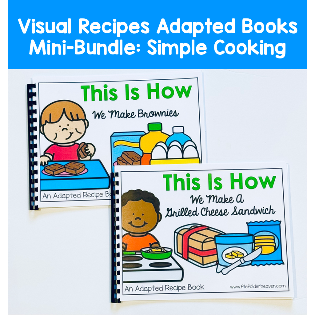 Visual Recipes Adapted Books Mini-Bundle: Simple Cooking
