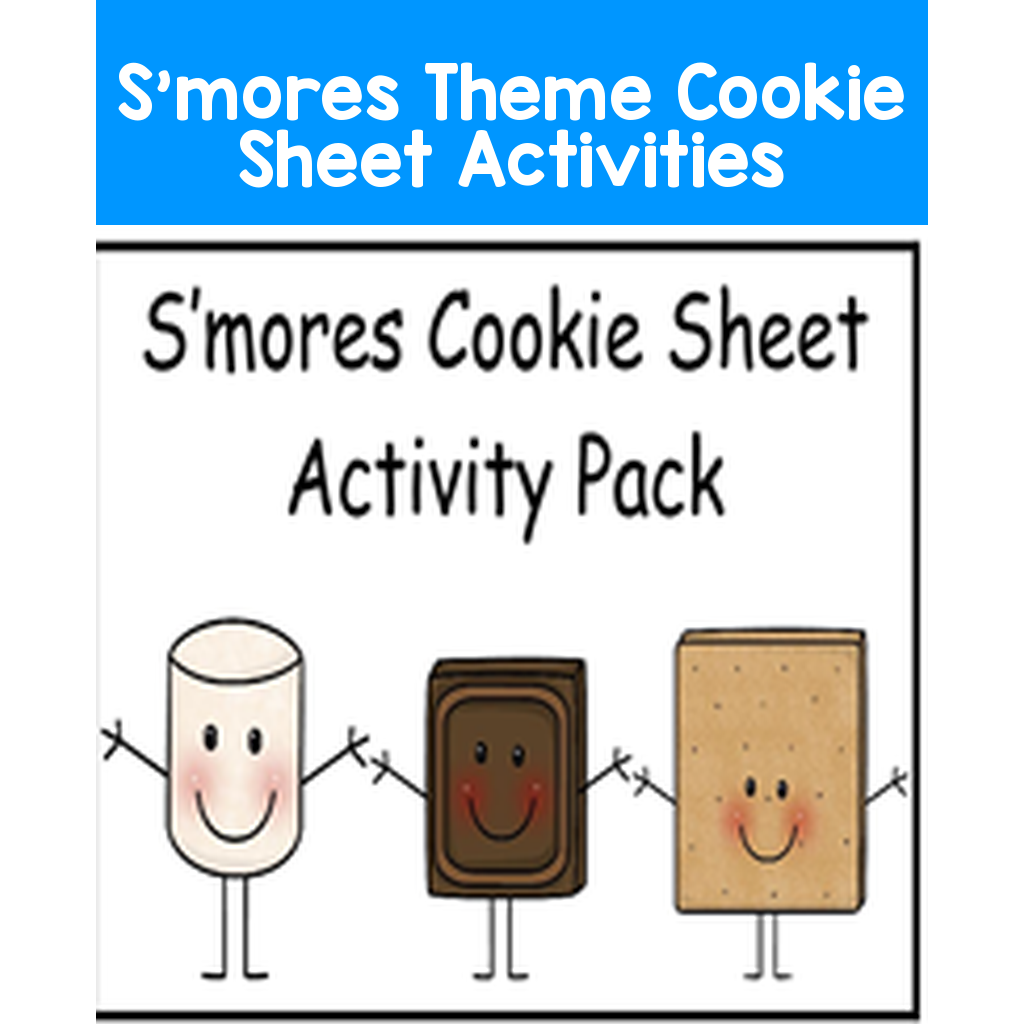 S'mores Theme Cookie Sheet Activities