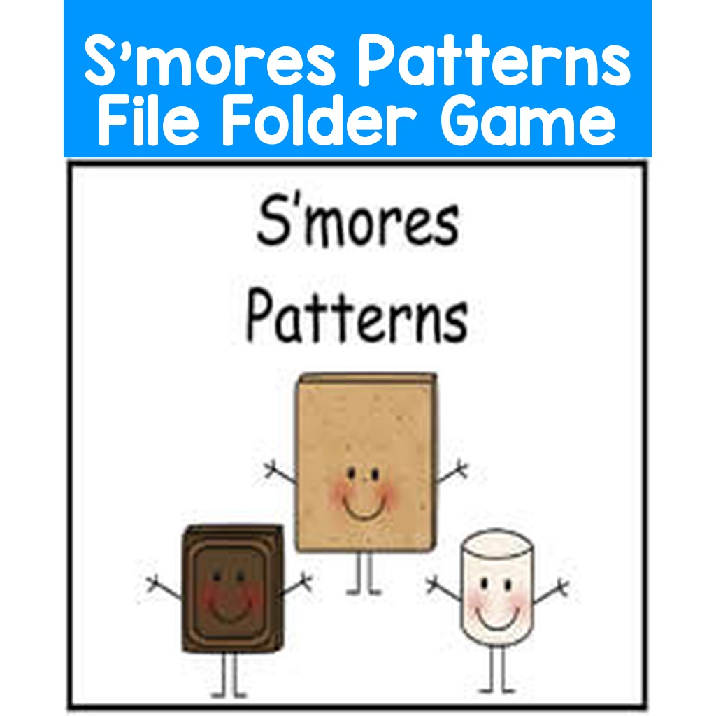 S'mores Patterns File Folder Game