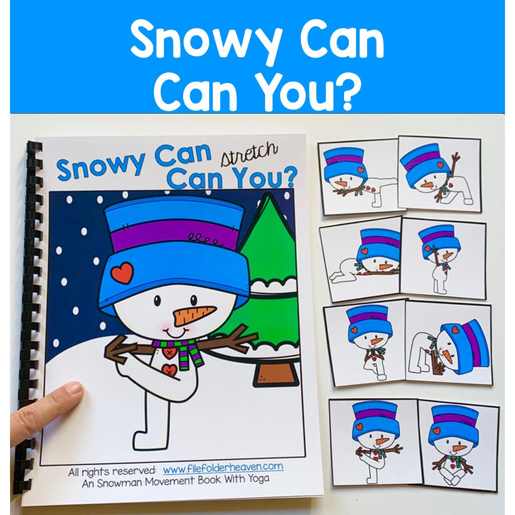 "Snowy Can Can You" Movement And Imitation Book