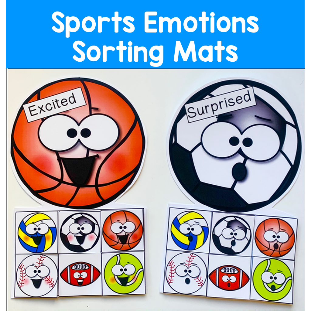 Sports Emotions Sorting Mats