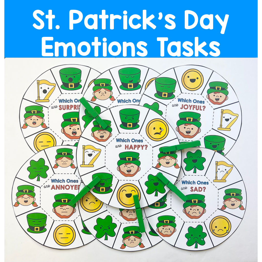 St. Patrick's Day Emotions Tasks