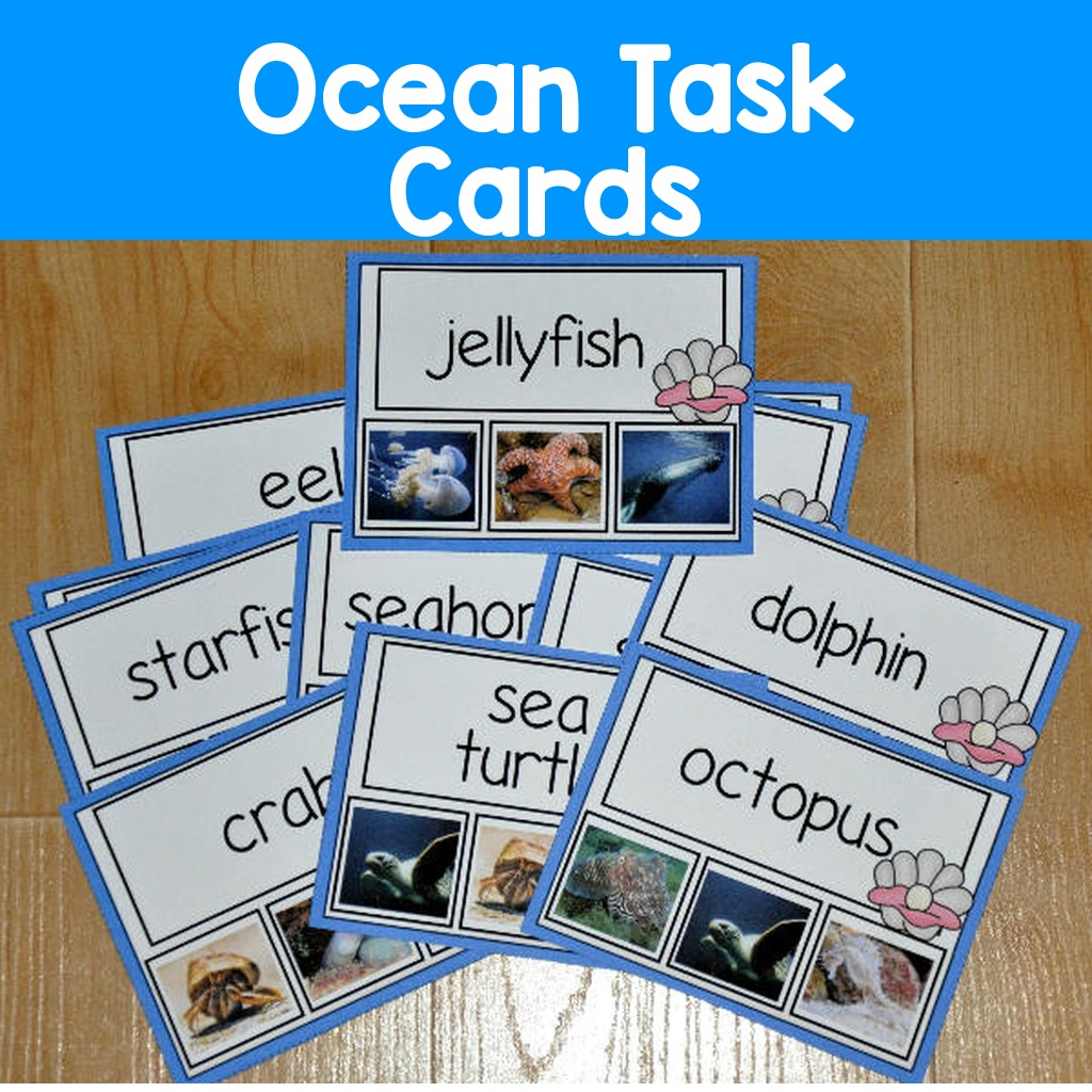 Ocean Task Cards
