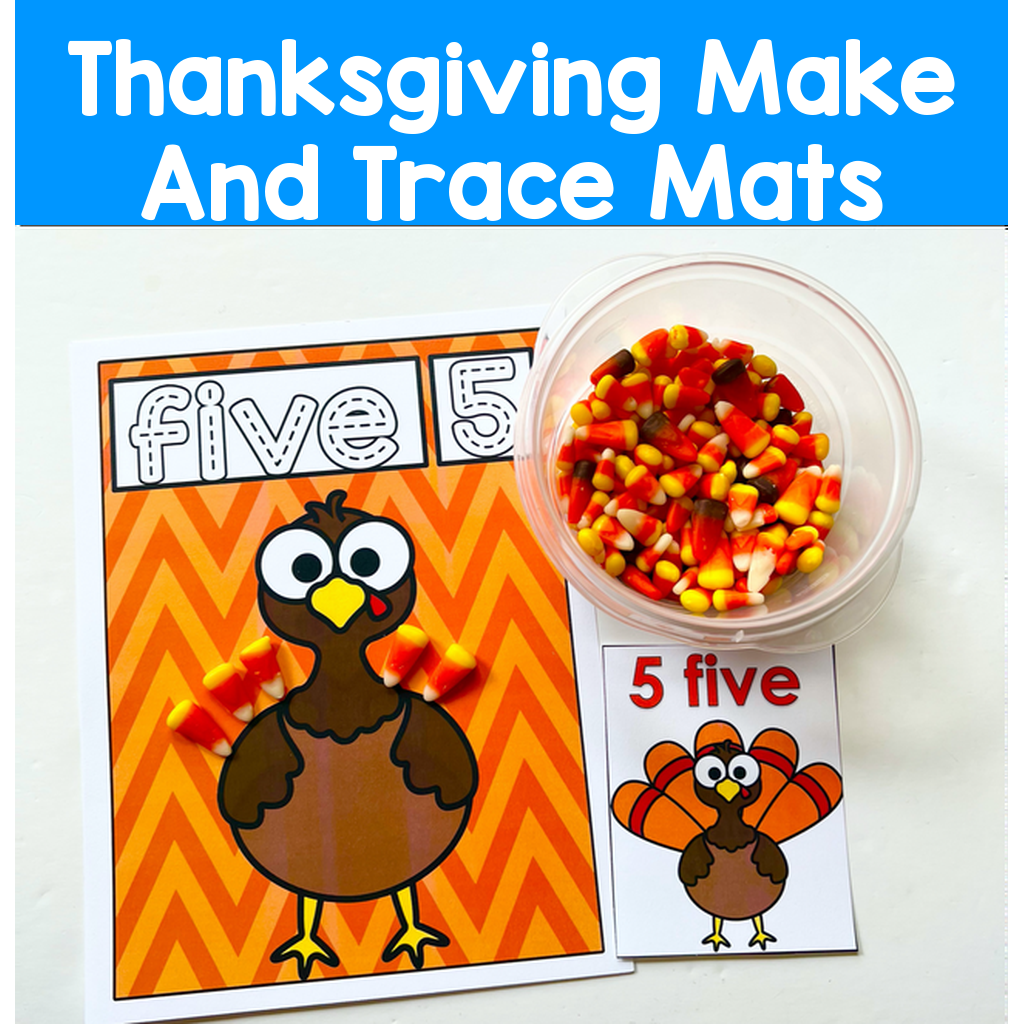 Thanksgiving Make And Trace Mats