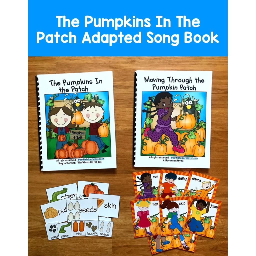 Pumpkin Adapted Books With Both Music and Movement