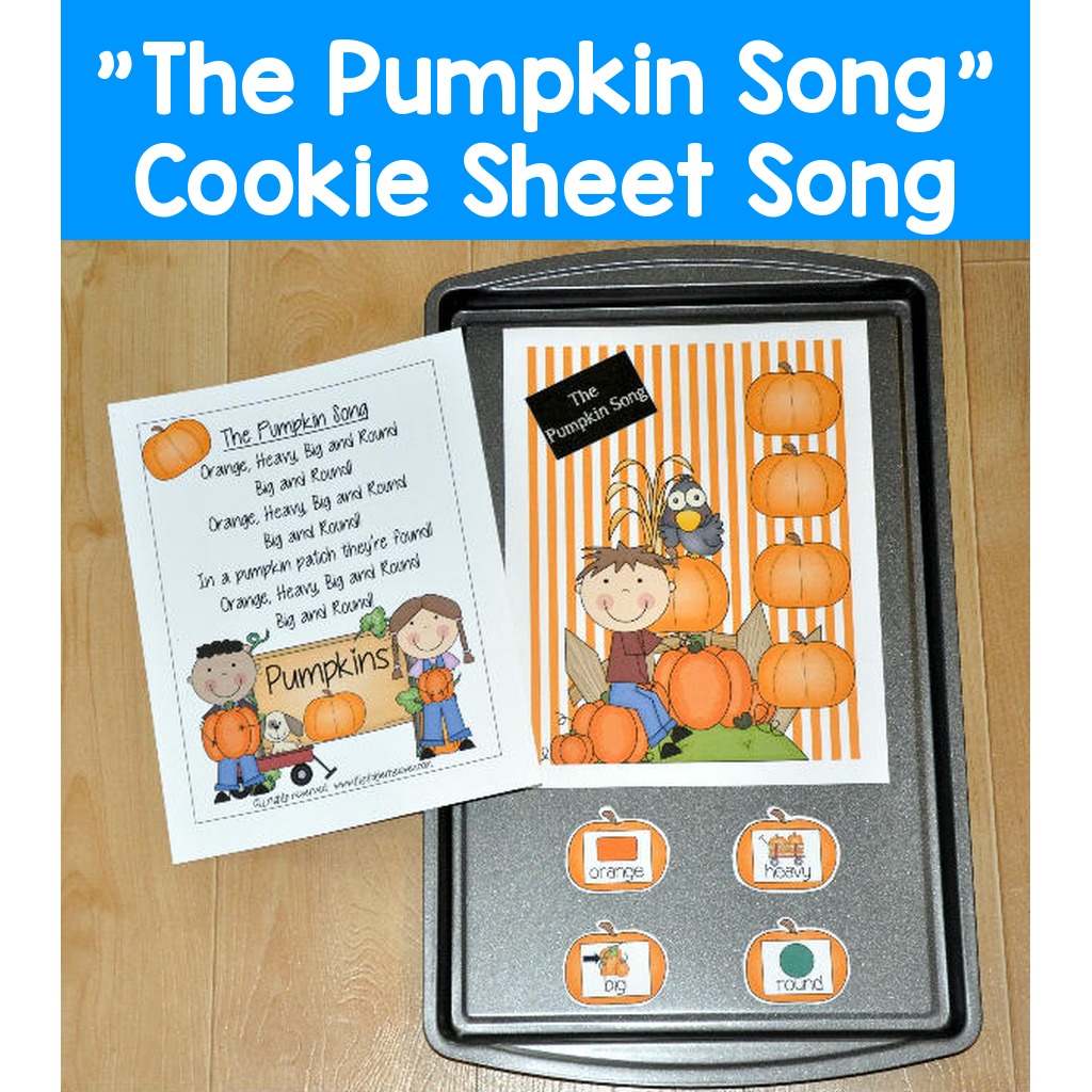 "The Pumpkin Song" Cookie Sheet Song