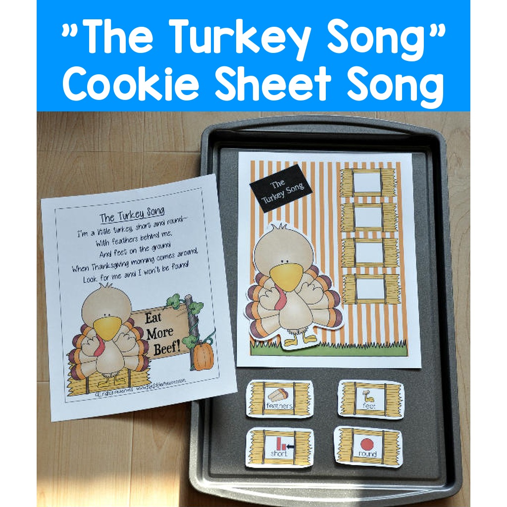 "The Turkey Song" Cookie Sheet Song