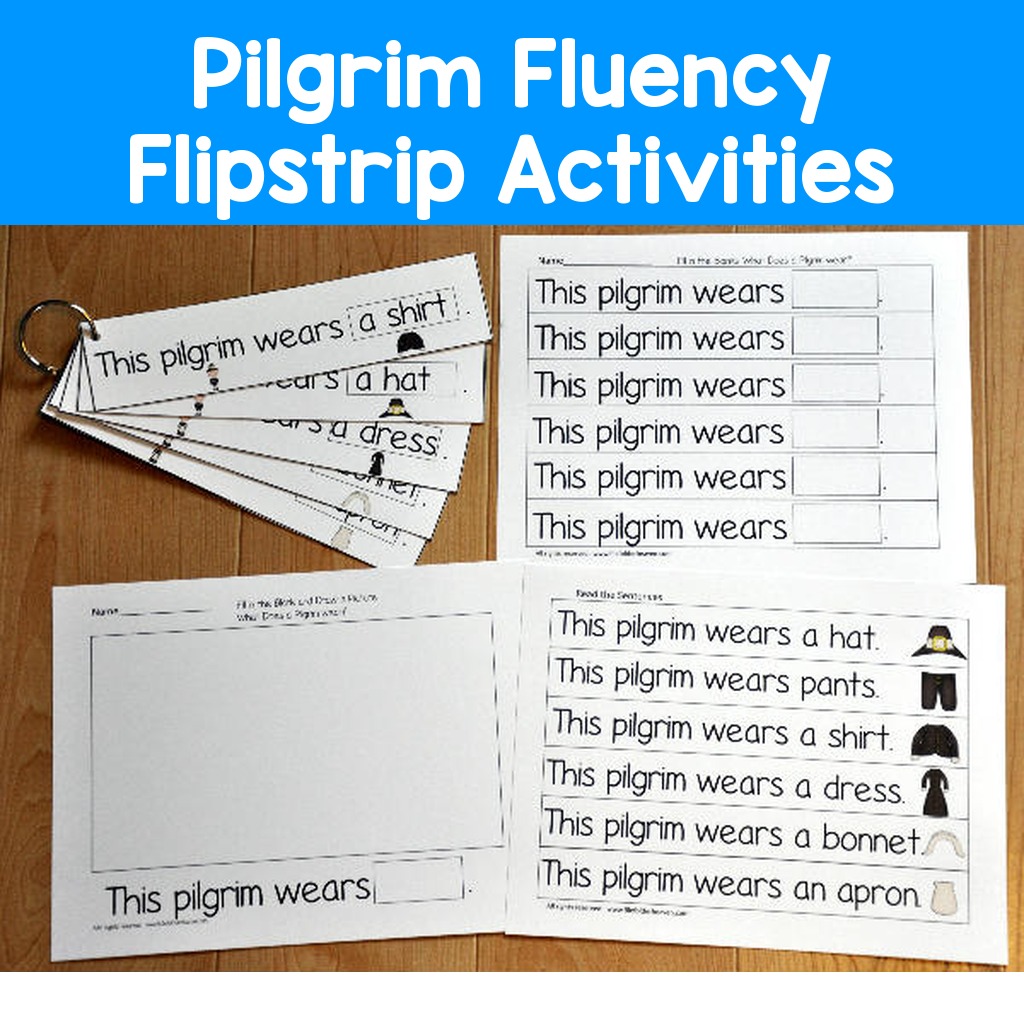 Pilgrim Fluency Flipstrip Activities