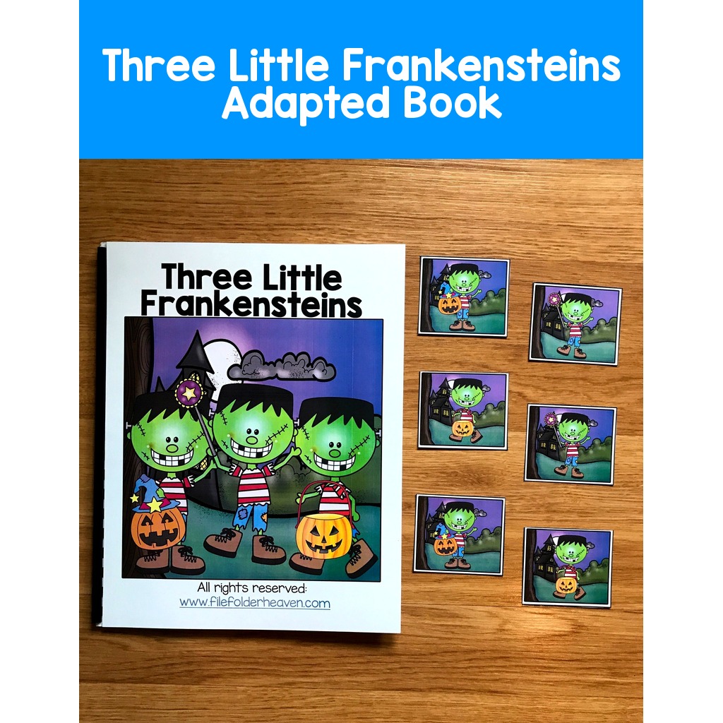 Three Little Frankensteins Adapted Book