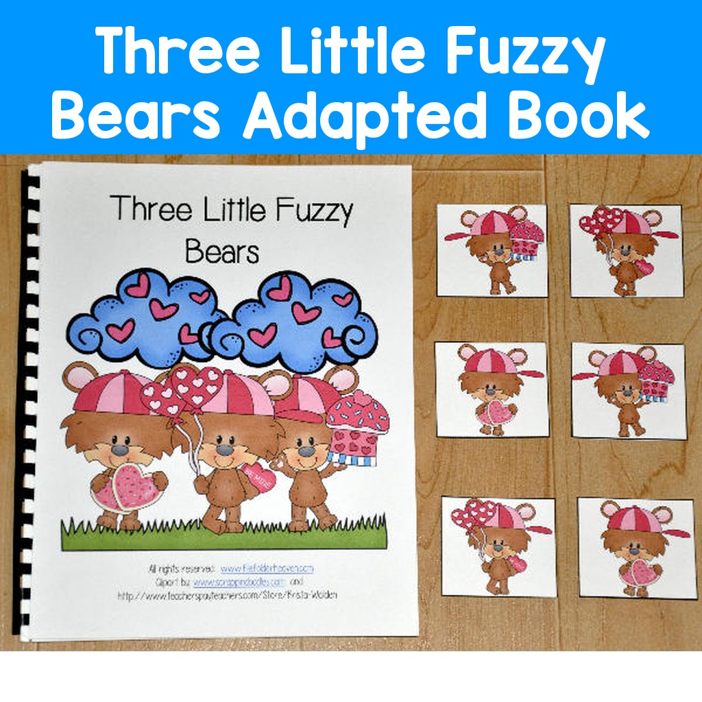 "Three Little Fuzzy Bears" Adapted Book