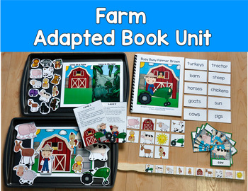 Farm Adapted Books Unit | Busy Busy Farmer Brown