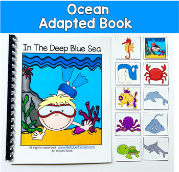 Ocean Adapted Book And Vocabulary Activities--"In the Deep Blue Sea"
