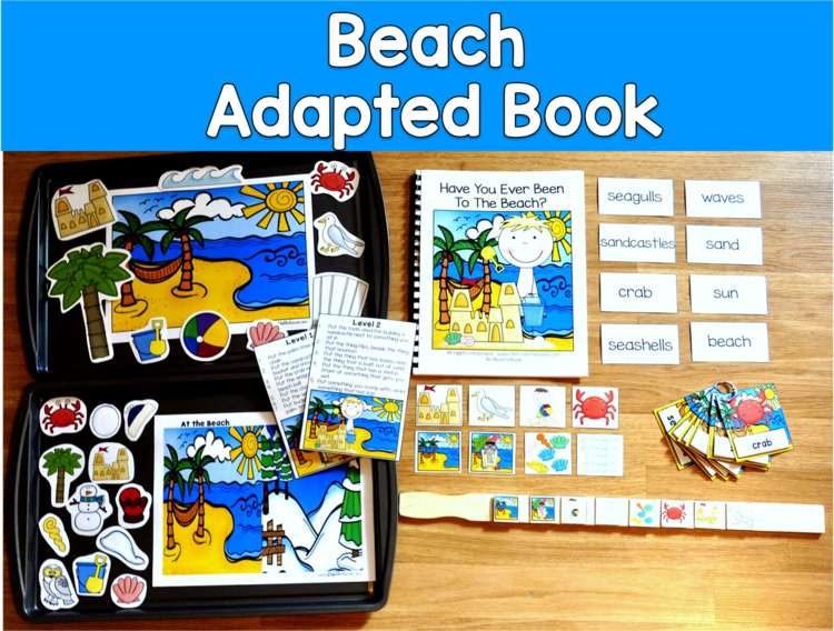 Beach Adapted Book & Vocabulary Activities | Have You Ever Been to the Beach?