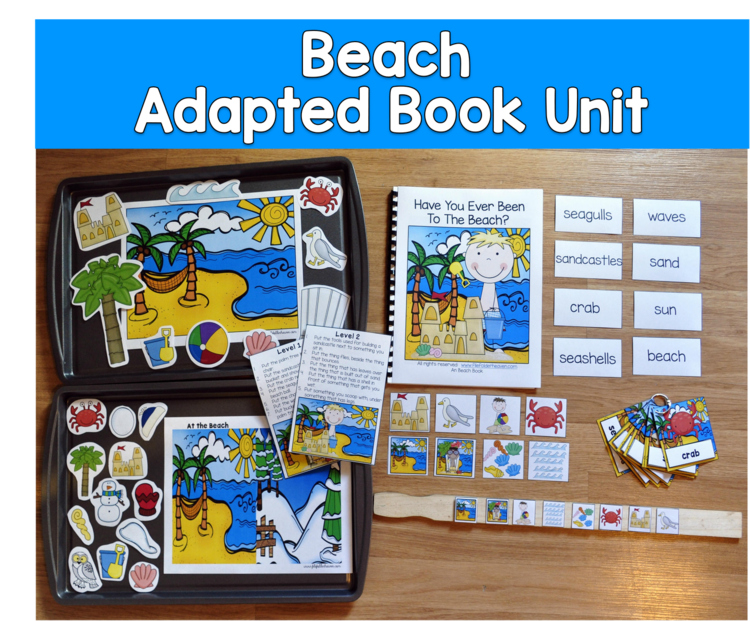 Beach Adapted Books Unit | Have You Ever Been to the Beach?
