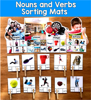 Sorting Nouns Printable Autism Task