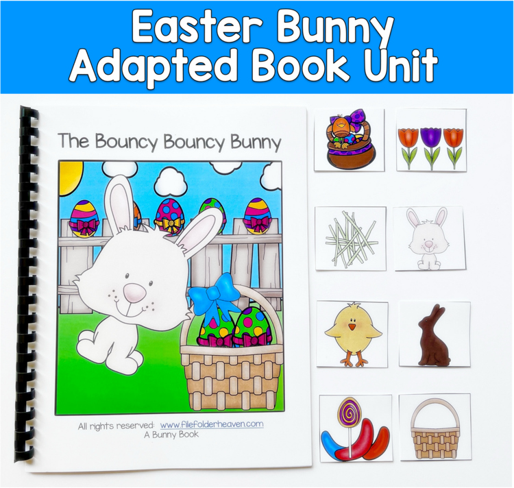 Easter Bunny Adapted Book | Spring Activities | Preschool & Special Ed