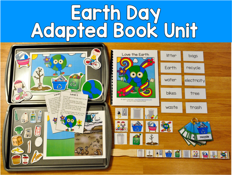 Earth Day Adapted Books Unit | Vocabulary Activities | PreK Autism SPED