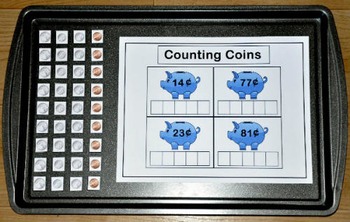 Counting Coins Cookie Sheet Activities