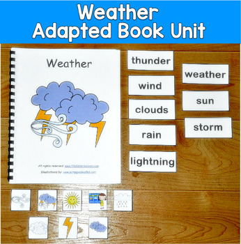 Weather Complete Adapted Book Unit