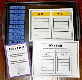 Sorting Math Facts Bundle