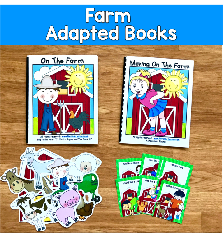 Farm Adapted Song Books with Music & Movement